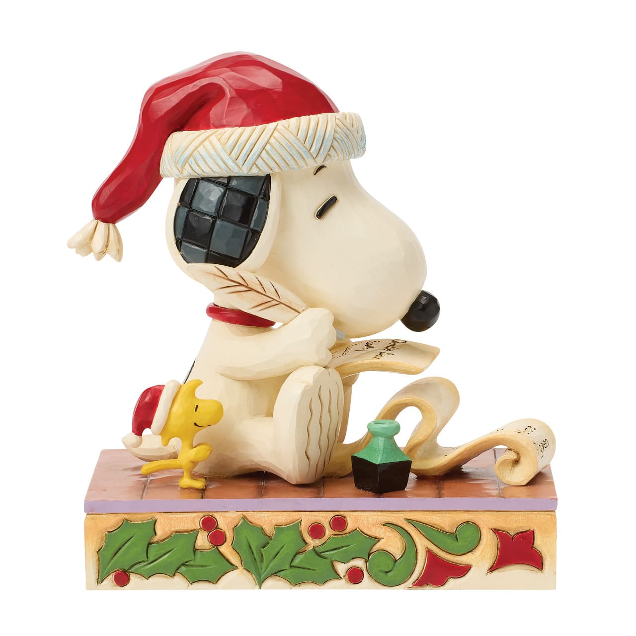 Dear Santa Snoopy & Woodstock mit Wunschzettel 6018682 - Jim Shore Peanuts Figur