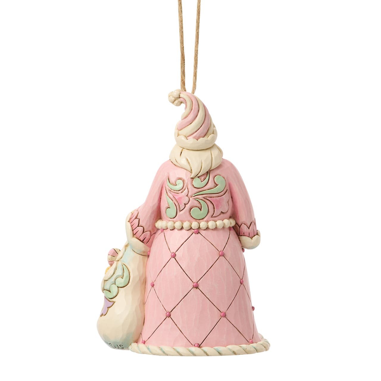 Pastel Winter Wonder's Sweet Treat Santa Weihnachtsmann Ornament - Heartwood Creek by Jim Shore 6018896