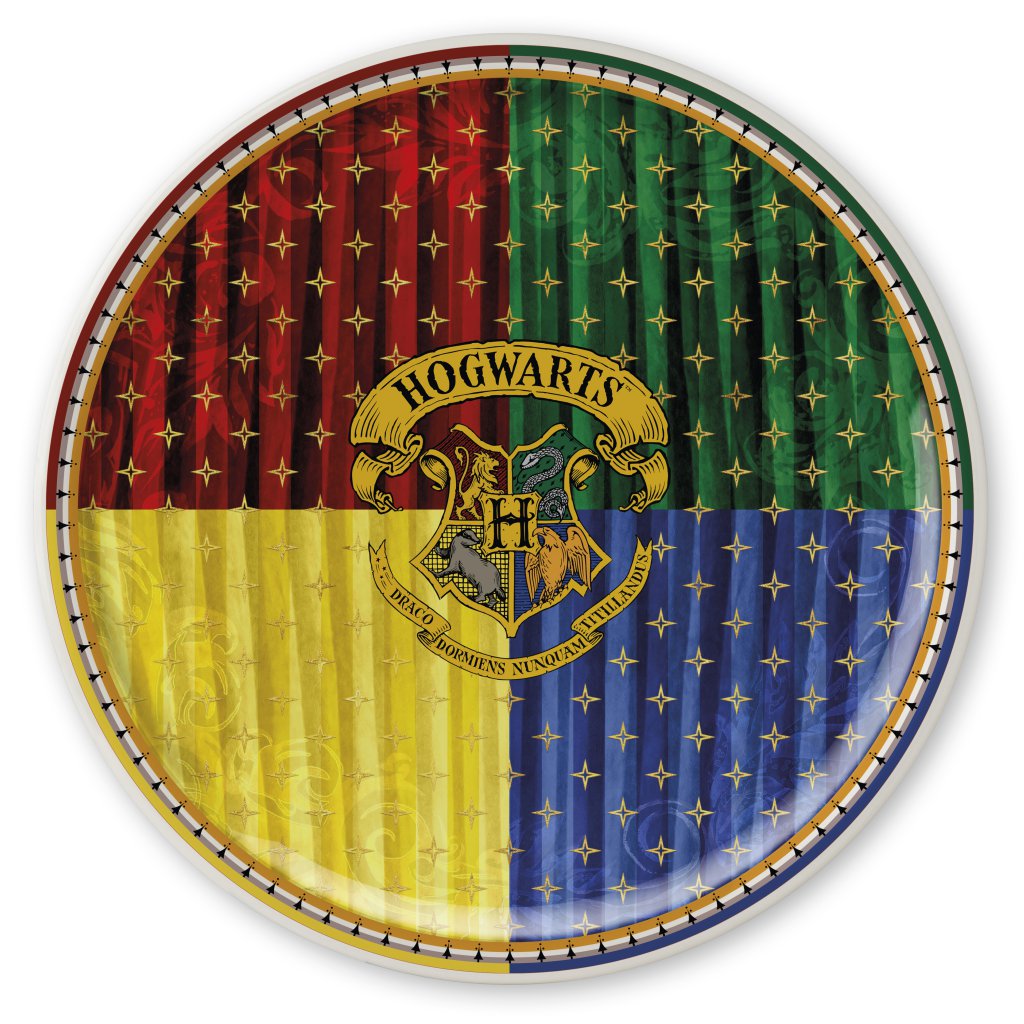 Harry Potter Egan Servierplatte  / Tortenplatte 128009 - Serviere deine Gerichte im Hogwarts-Stil