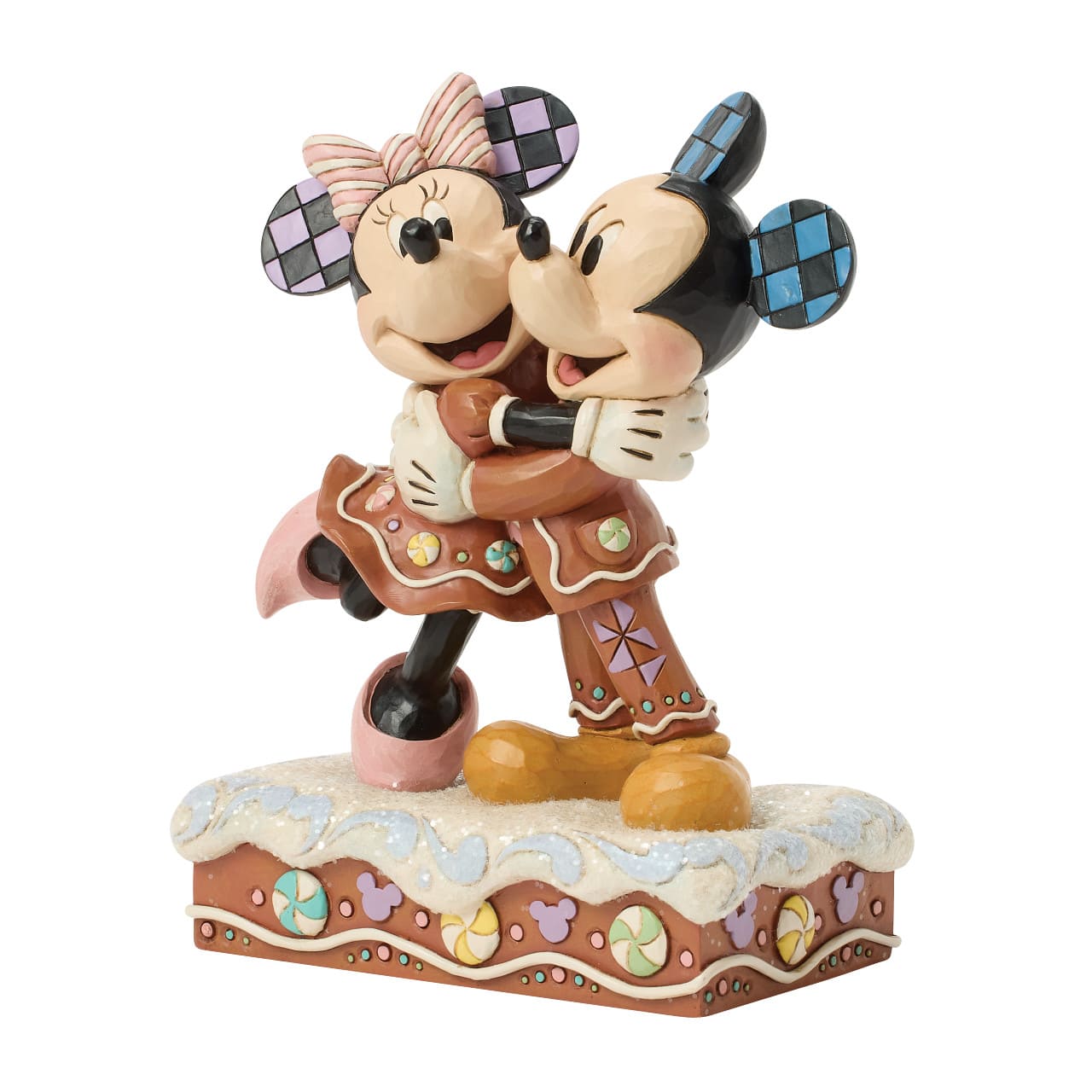 Sugarcoated Sweethearts Micky & Minnie Maus Lebkuchen-Look Gingerbread 6018705 Disney Traditions Jim Shore Disneyfigur