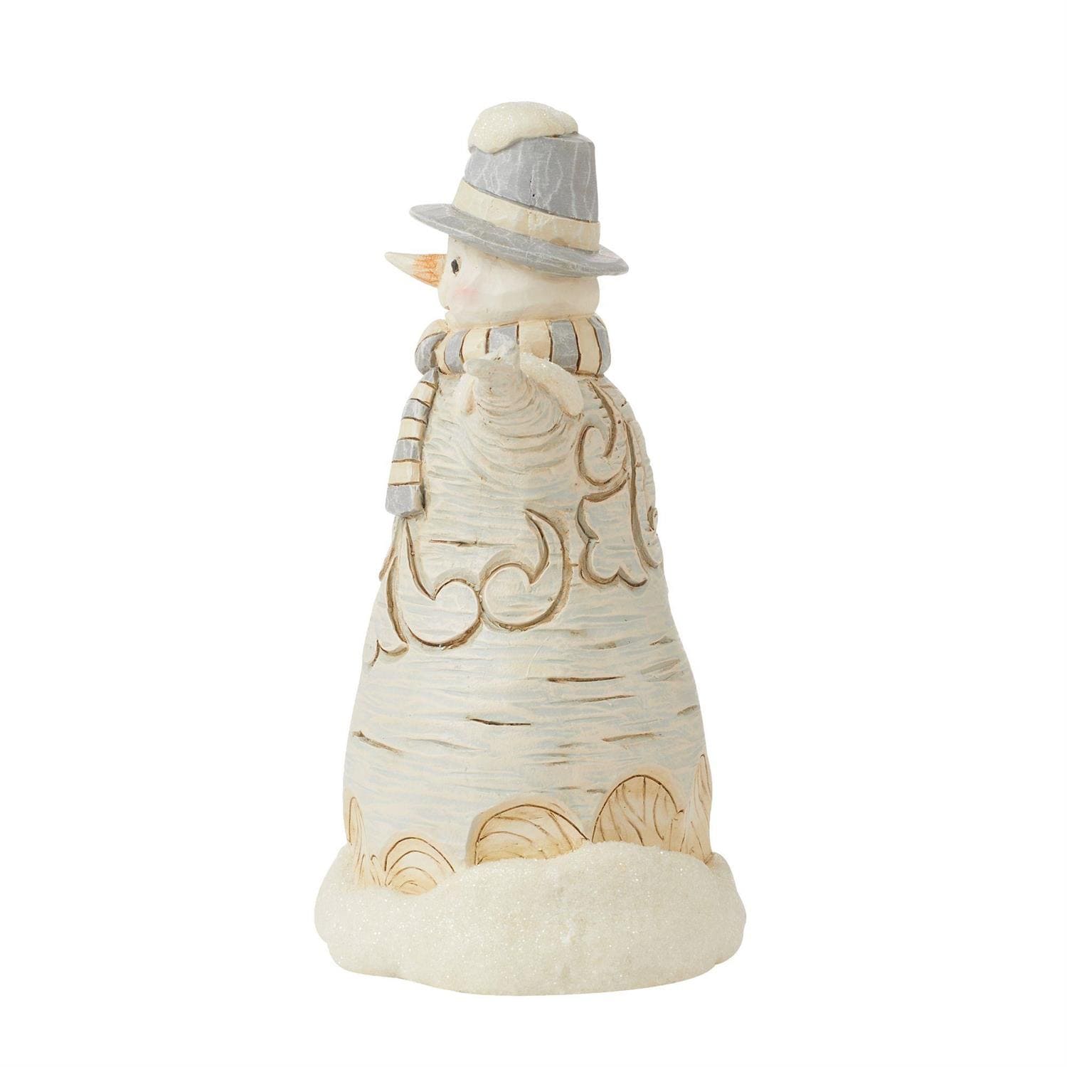 White Woodland Forest Flurries Schneemann / Snowman - Heartwood Creek Jim Shore 6015155