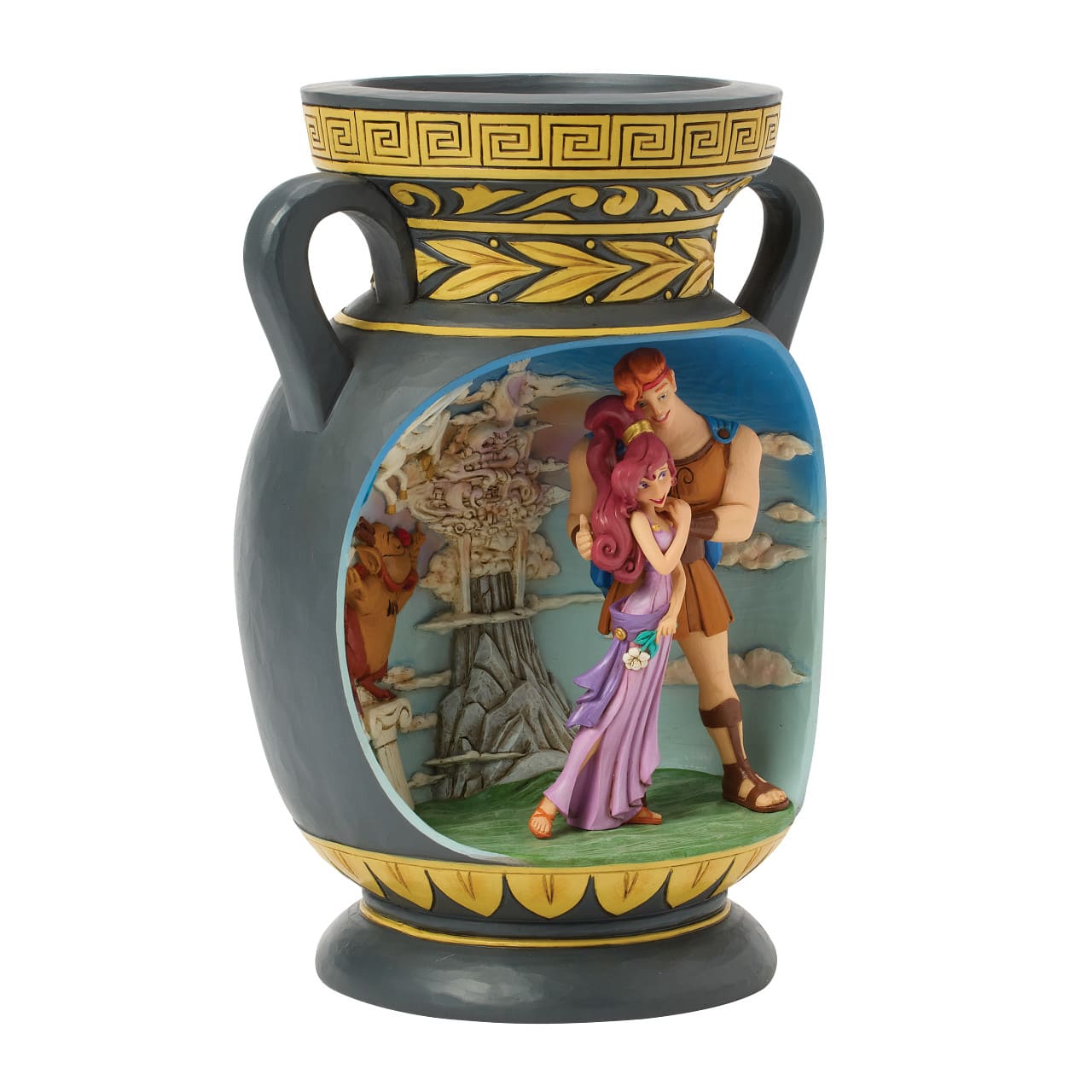 A Hero's Journey Hercules Vase Diorama Scene 6018722 Disney Traditions Jim Shore Disneyfigur
