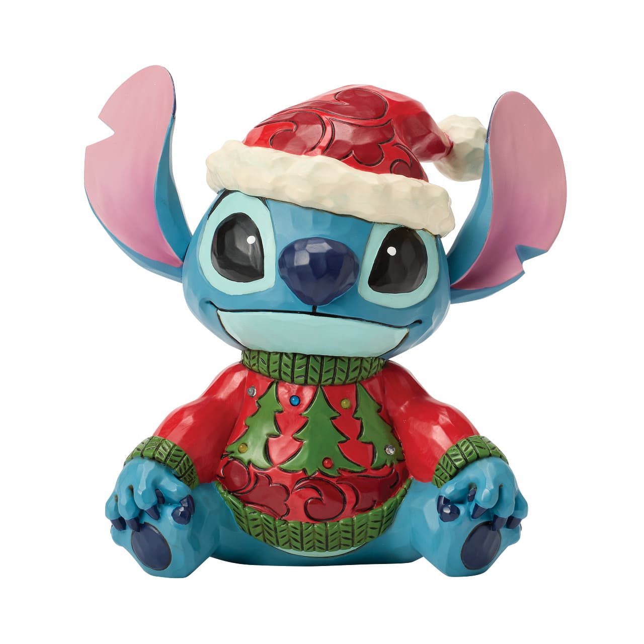 Feeling Jolly and Little Naughty Stitch Ugly Sweater LED - 6018714 Disney Traditions Jim Shore Disneyfigur
