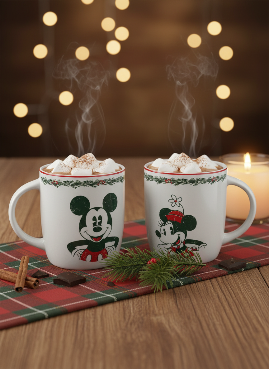 Weihnachtsgeschirr Micky Maus Becher Weihnachtsbecher – Disney Tasse DN25340 / Christmas Inspirations