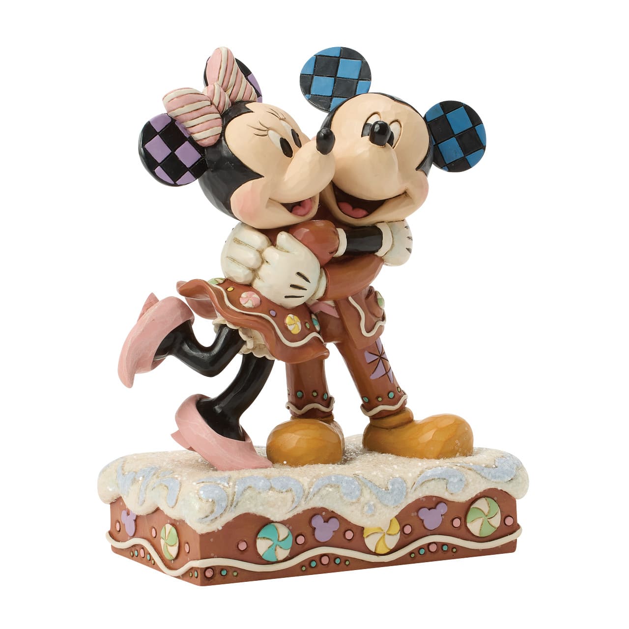 Sugarcoated Sweethearts Micky & Minnie Maus Lebkuchen-Look Gingerbread 6018705 Disney Traditions Jim Shore Disneyfigur