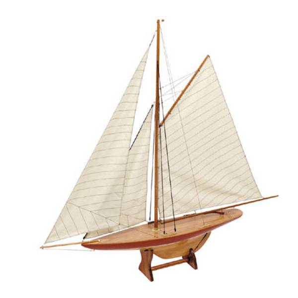 Authentic Models Modellschiff AS055 - Defender 1895 Cup Racer | Historisches Segelschiff