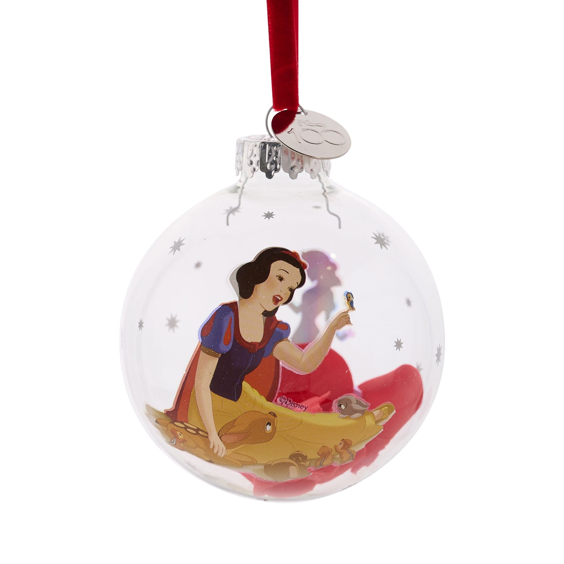 Disney 100 Acryl Weihnachtskugel Schneewittchen  / Disney by Widdop DI2040