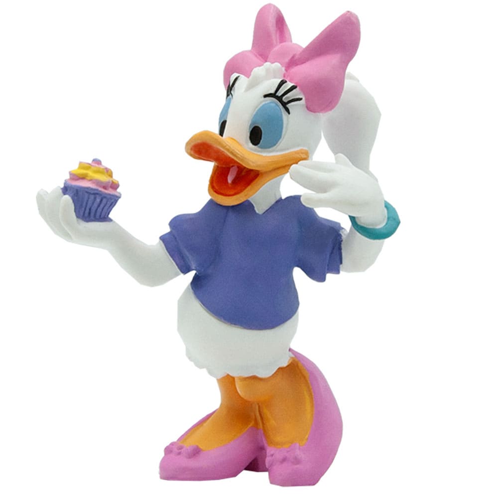 Micky & Friends - Daisy mit Cupcake /  Walt Disney Spielfigur - Tortenfigur - Disneyfigur Bullyland 15337