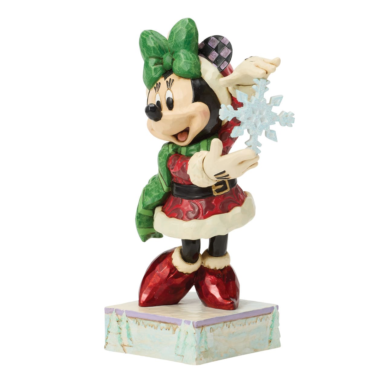 Snow Unique - Minnie Maus mit Schneeflocke 6018710 Disney Traditions Jim Shore Disneyfigur