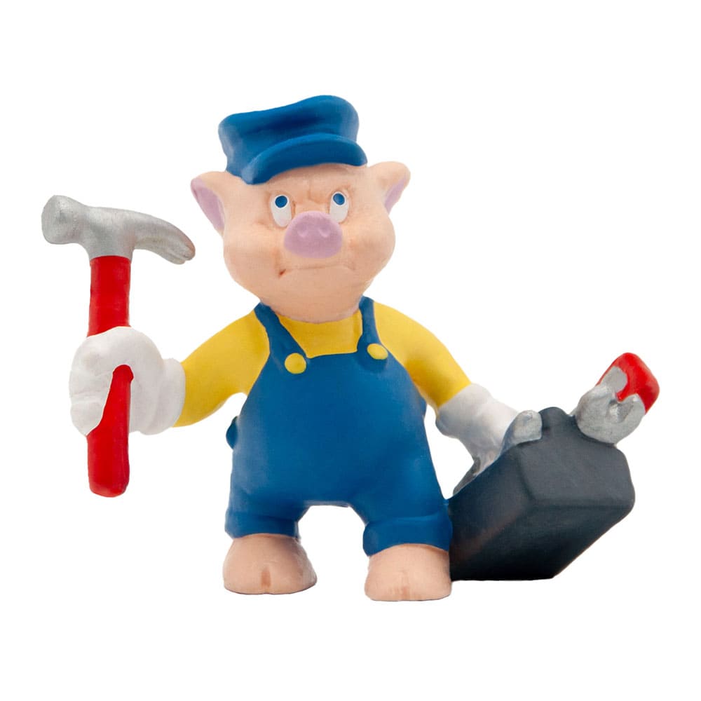 Die drei kleinen Schweinchen - Schweinchen Schlau /  Walt Disney Spielfigur - Tortenfigur - Disneyfigur Bullyland 12492