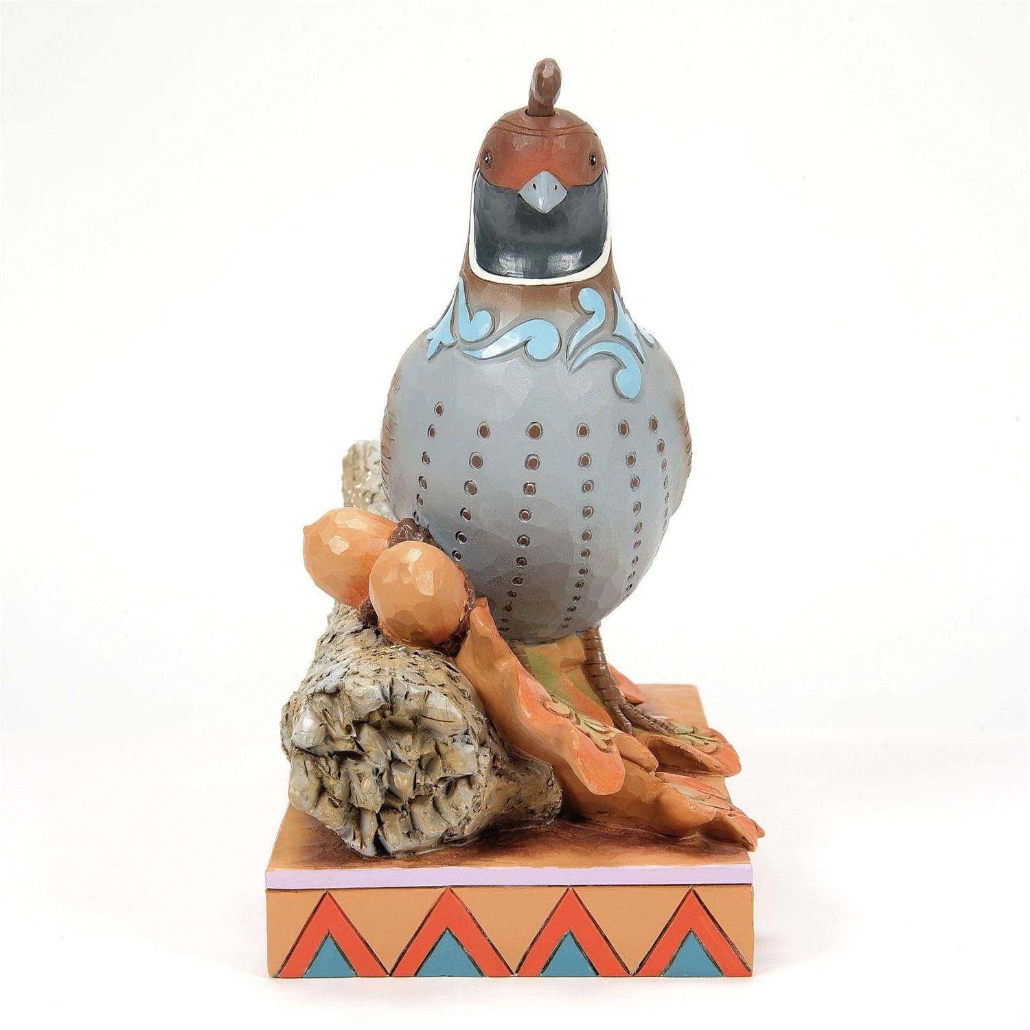 Vogel - Shades of Fall Quail on Leaves / Wachtel auf Blättern -  Jim Shore Heartwood Creek 6016632