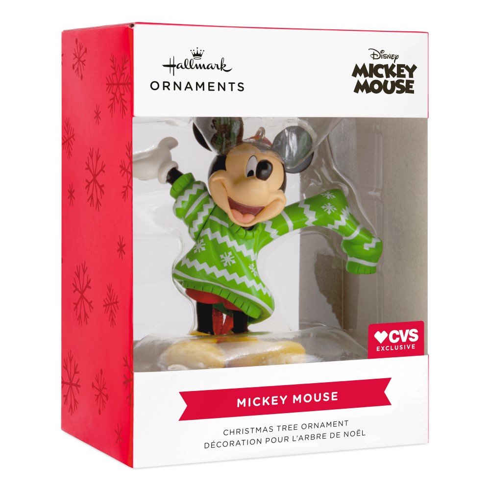 Micky Maus im Ugly Sweater - Hallmark Ornament - Hallmark Disney Weihnachtsanhänger 30214236