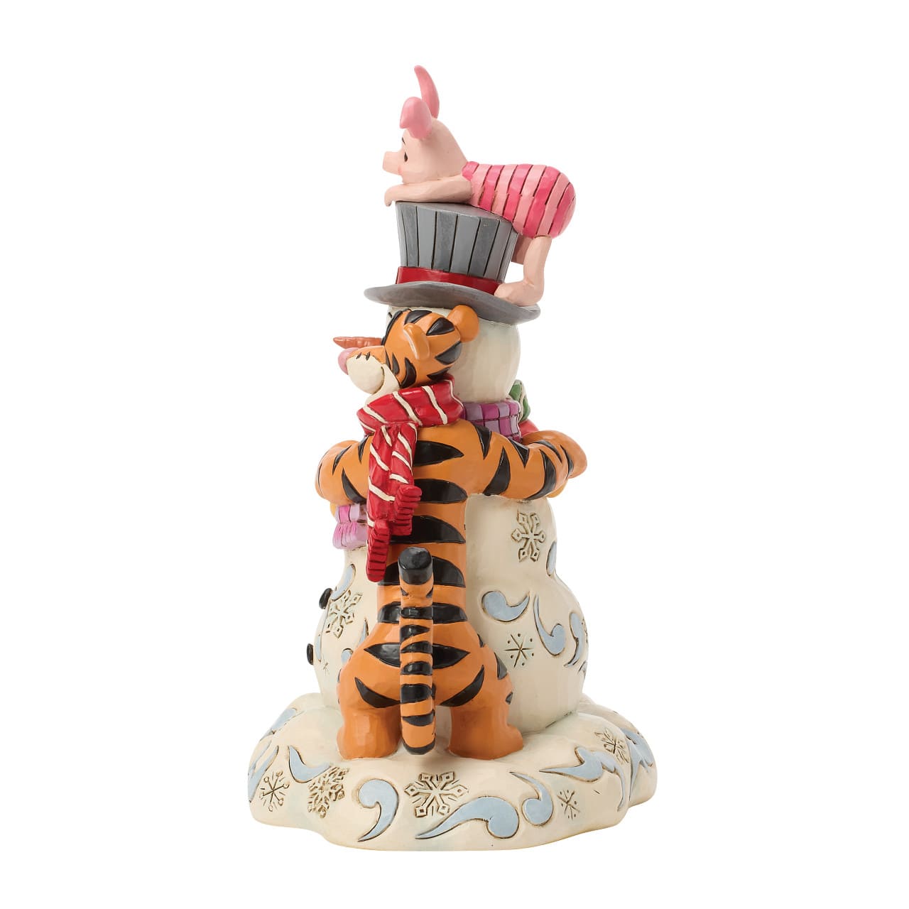 A Chilly Creation Winnie Pooh, Tigger & Piglet bauen Schneemann 6018716 Disney Traditions Jim Shore Weihnachtsfigur