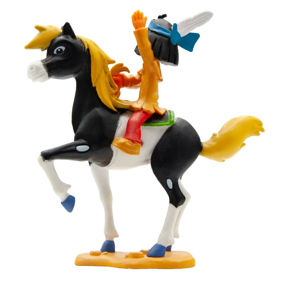 Yakari auf Kleiner Donner - Spielfigur - Tortenfigur Bullyland 43355