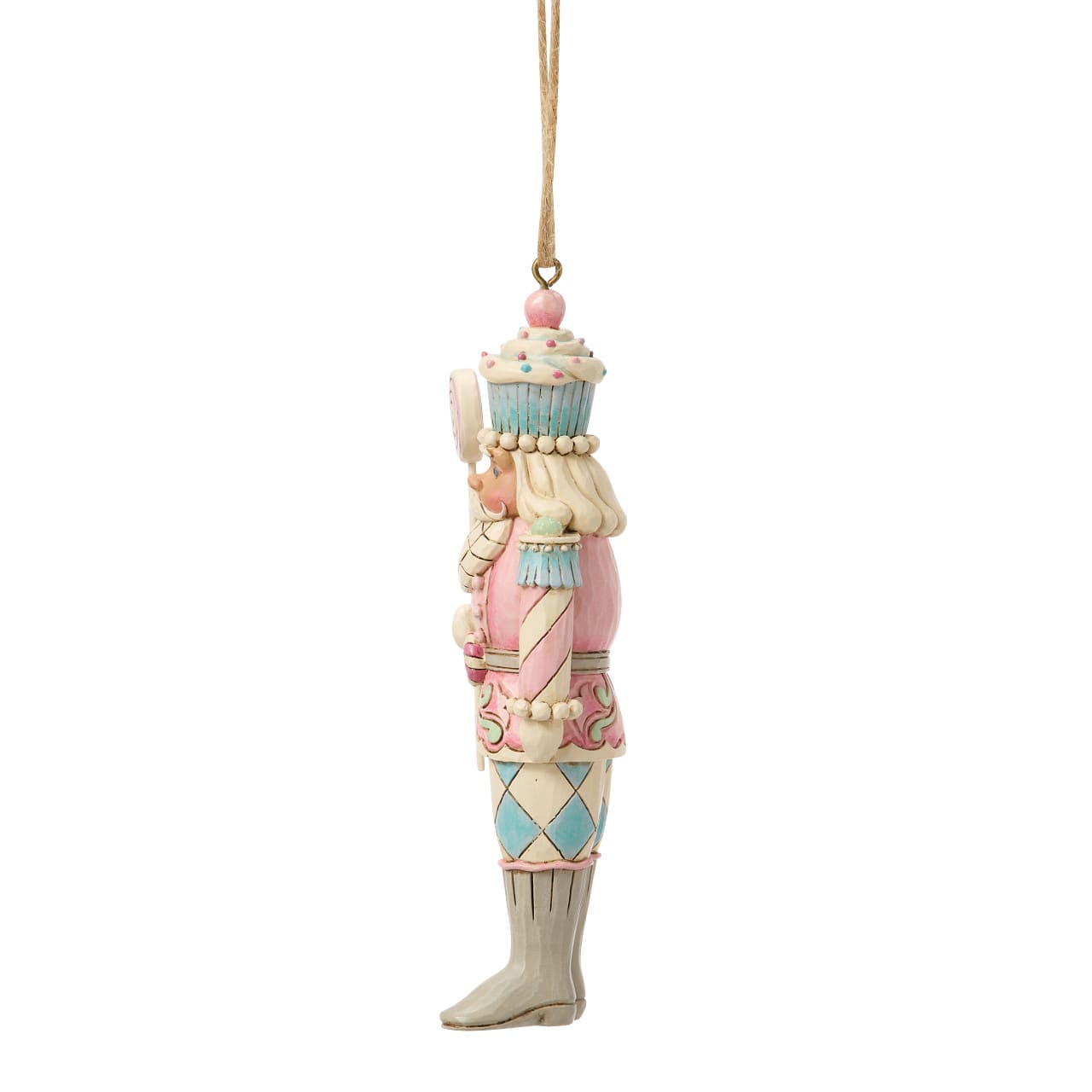 Pastel Winter Wonder's Peppermint Twist Toy Soldier Ornament / Spielzeugsoldat - Heartwood Creek by Jim Shore 6018898