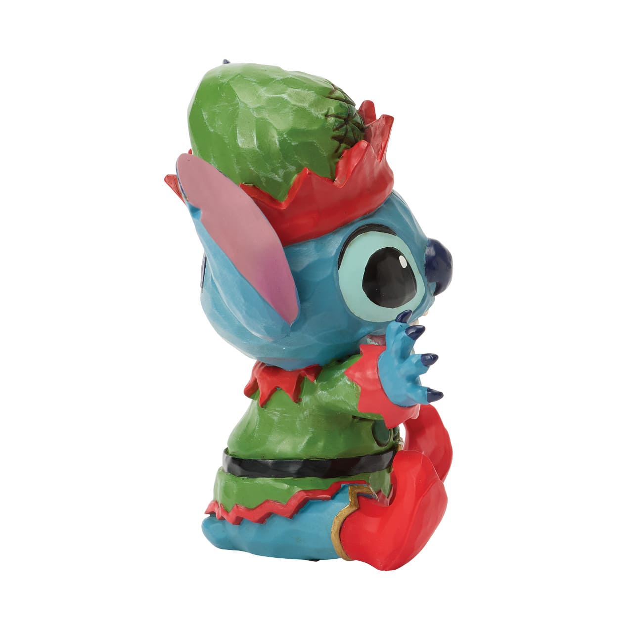 Stitch als Elf Minifigur aus Lilo & Stitch - 6018715 - Jim Shore Disney Traditions Weihnachtsfigur