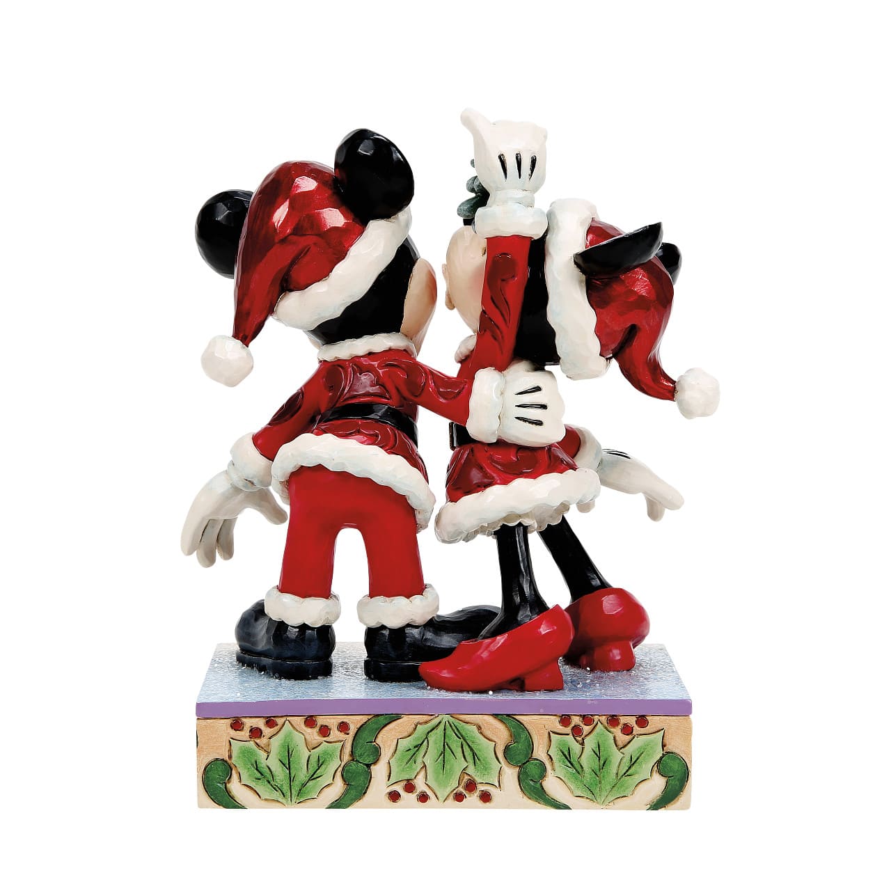 Mistletoe Moments Micky & Minnie Maus 6018709 Disney Traditions Jim Shore Disney Weihnachtsfigur