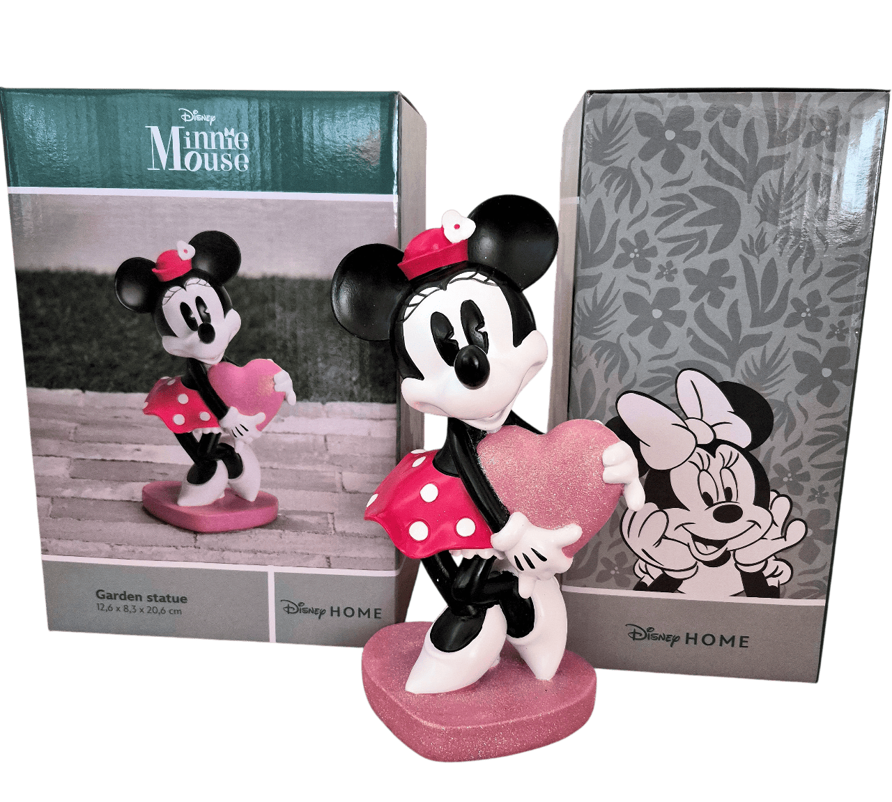 Valentinstagsfigur Minnie Maus mit Herz - DN26041 - Christmas Inspirations Disney Figur