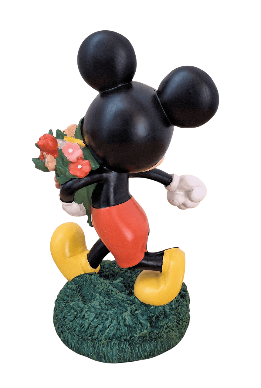 Gartenfigur Micky Maus mit Blumenstrauß - Mickey Mouse - DN26050 - Christmas Inspirations Disney Figur Deko