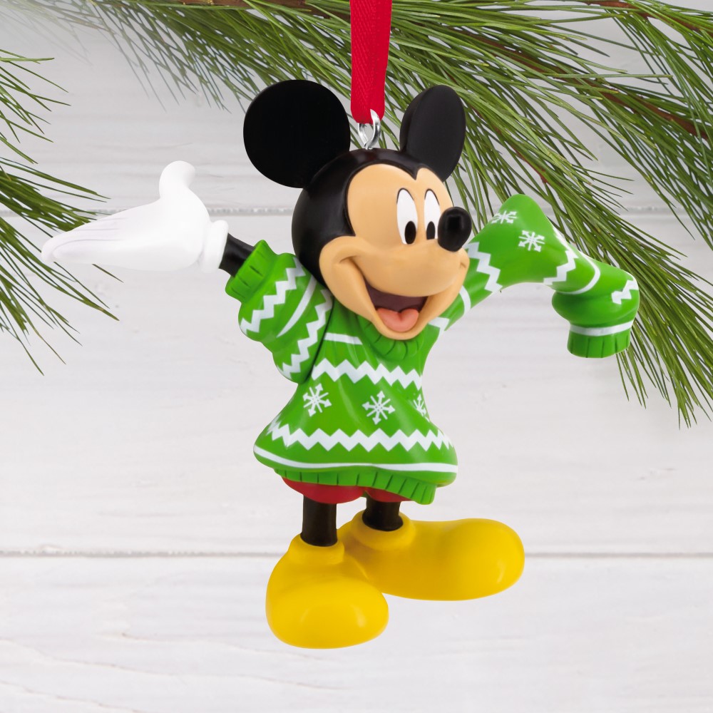 Micky Maus im Ugly Sweater - Hallmark Ornament - Hallmark Disney Weihnachtsanhänger 30214236
