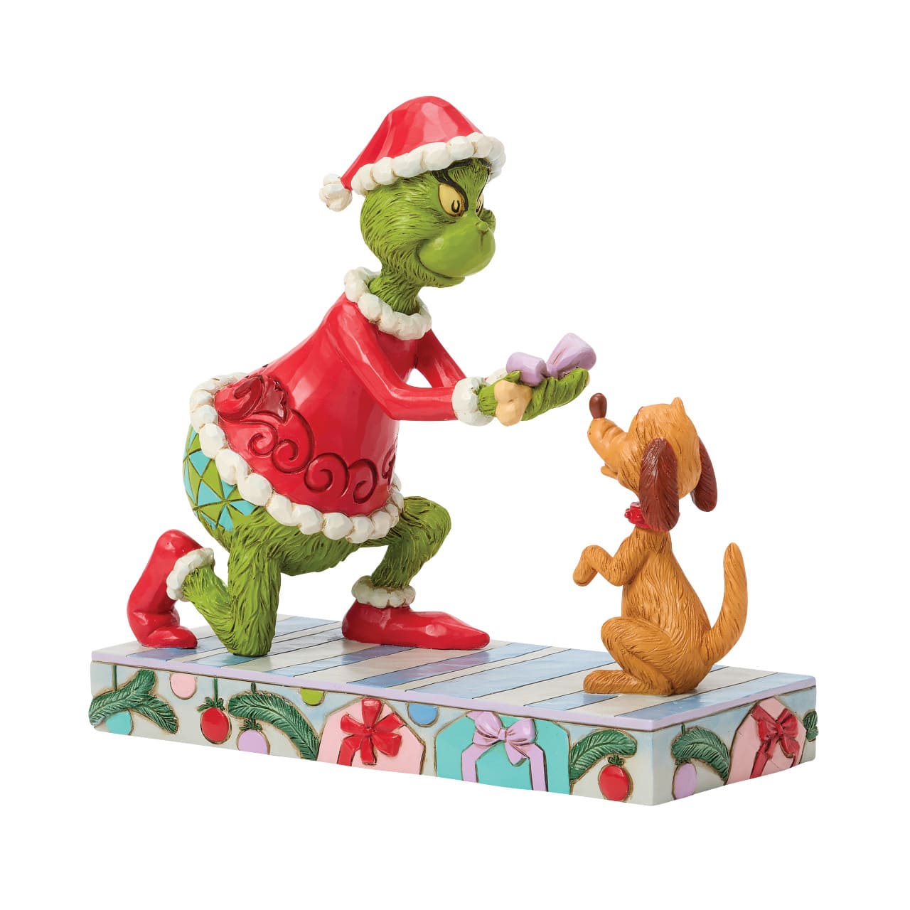 Grinch Giving Max A Bone / Ein Knochen für Max - Grinch by Jim Shore 6018964