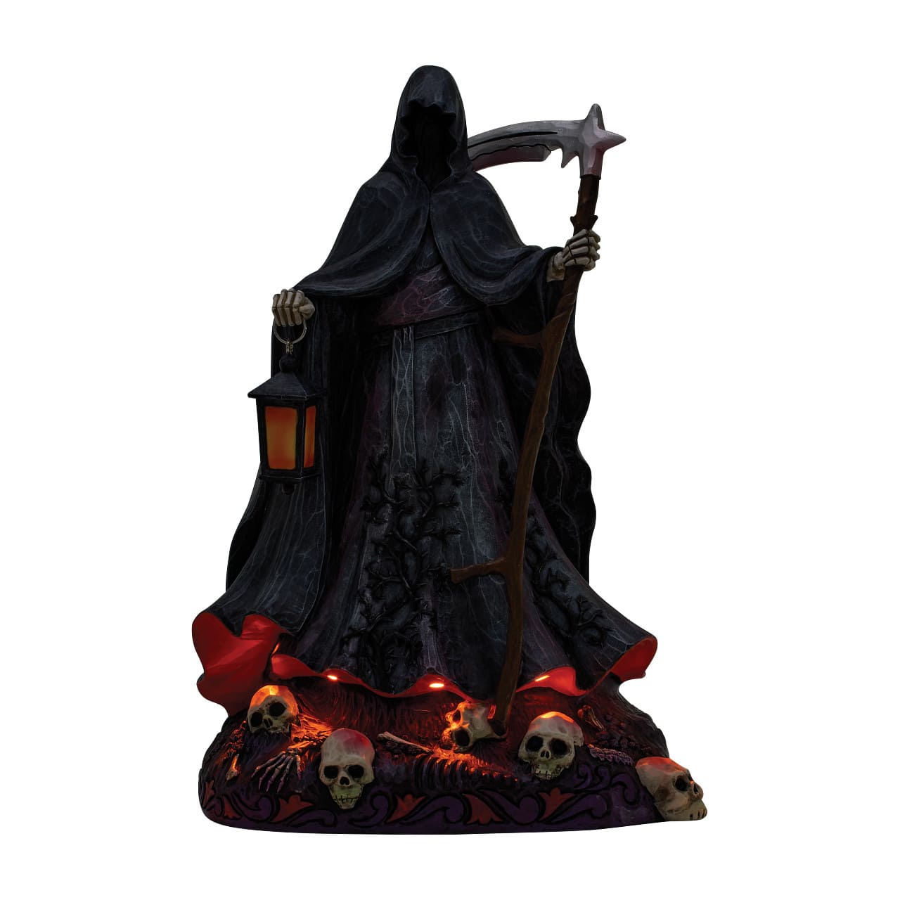 Haunted Nights Equal Many Frights Grim Reaper LED beleuchtet 6018086 - Jim Shore Heartwood Creek Halloween