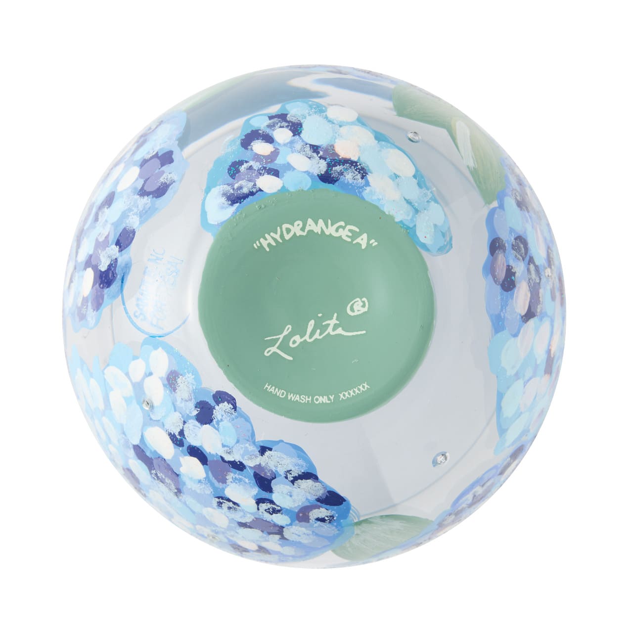 Hydrangea Trinkglas - Lolita Glas 6018788 - Lolita Stemless Glass - Designer-Glas mit Hortensien
