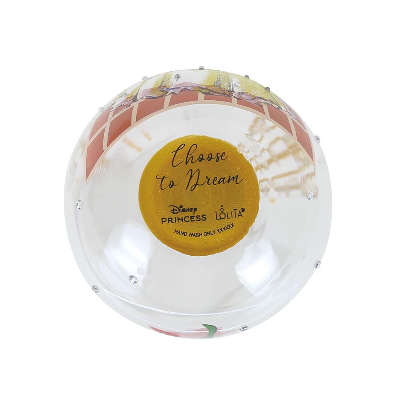 Disney Trinkglas Belle - Choose to Dream - Lolita Glas 6017418 - Belle im gelben Ballkleid