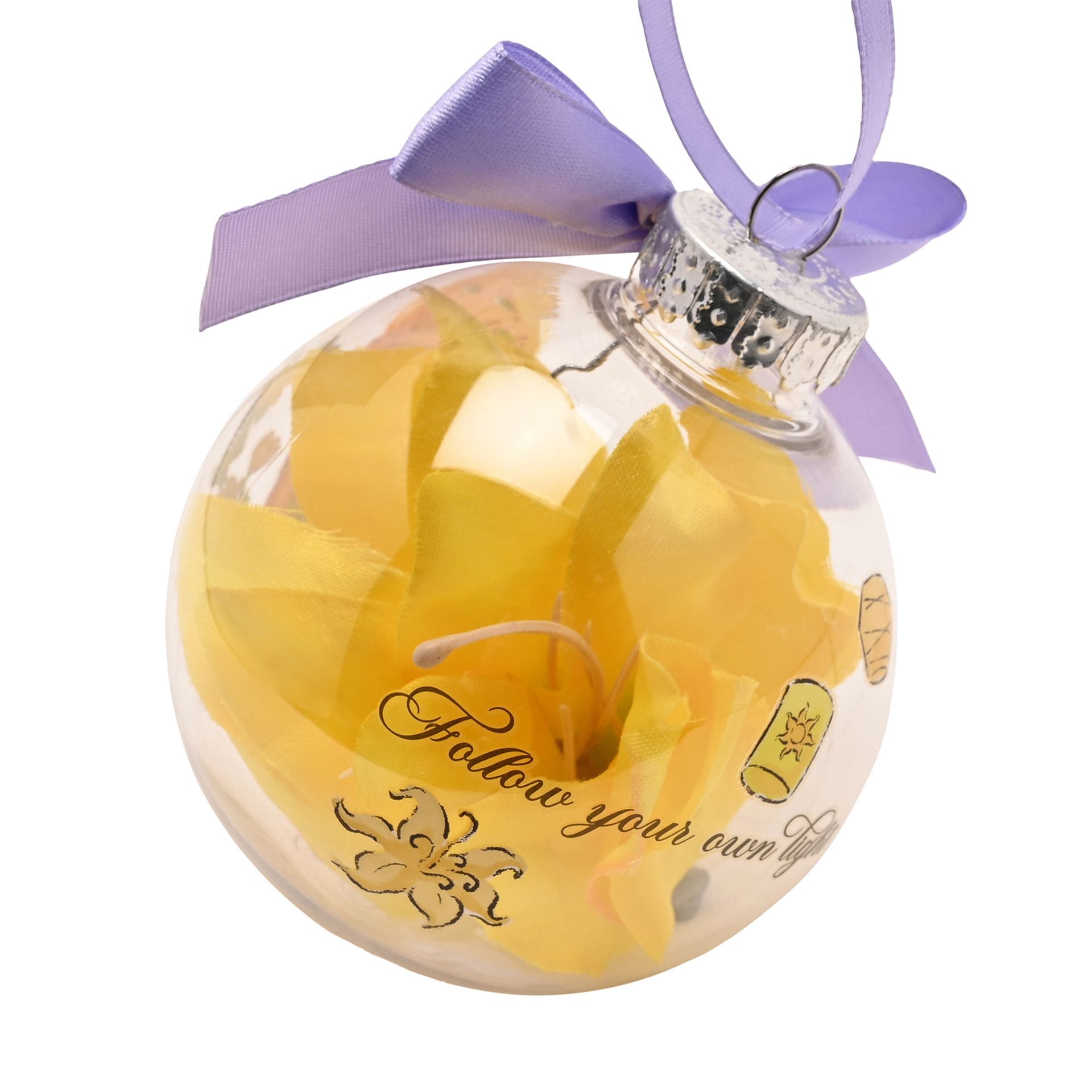 Disney Weihnachtskugel - Rapunzel XM23372 - Follow your own light Disney Christbaumkugel