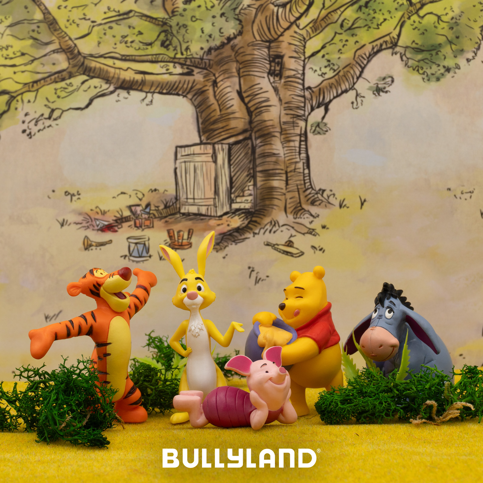 Winnie Pooh & Friends - Rabbit -  Walt Disney Spielfigur - Tortenfigur - Disneyfigur Bullyland 12341