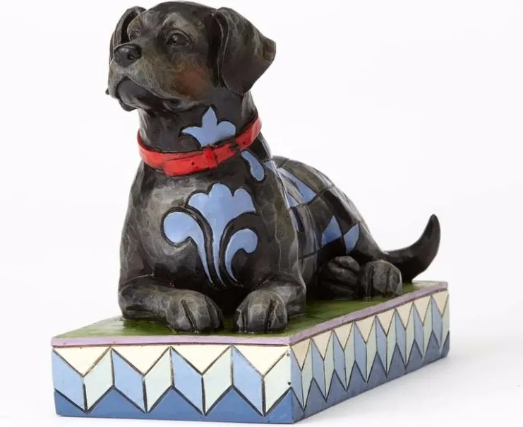 Hunde - Onyx - Schwarzer Labrador Jim Shore Heartwood Creek 4056956