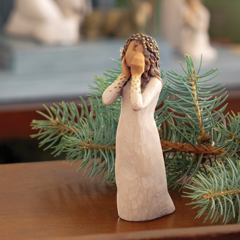 Littlest Christmas Angel - Kleiner Weihnachtsengel - Willow Tree Figur Susan Lordi 26322