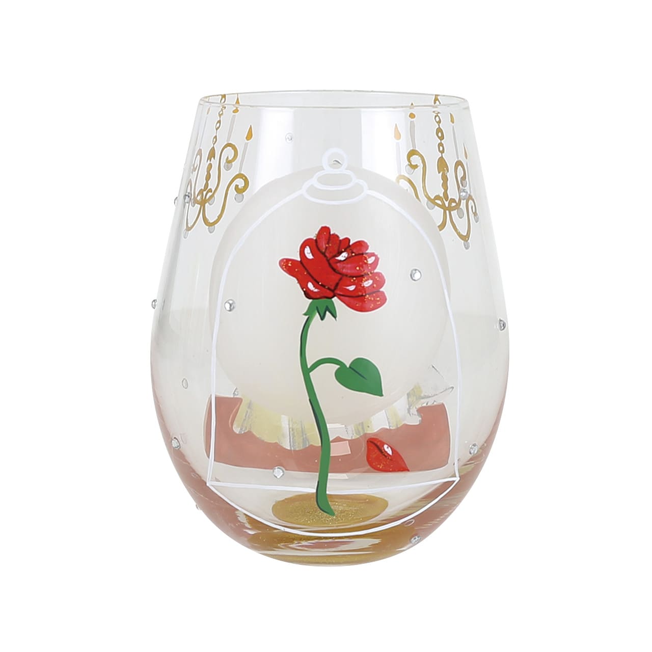 Disney Trinkglas Belle - Choose to Dream - Lolita Glas 6017418 - Belle im gelben Ballkleid