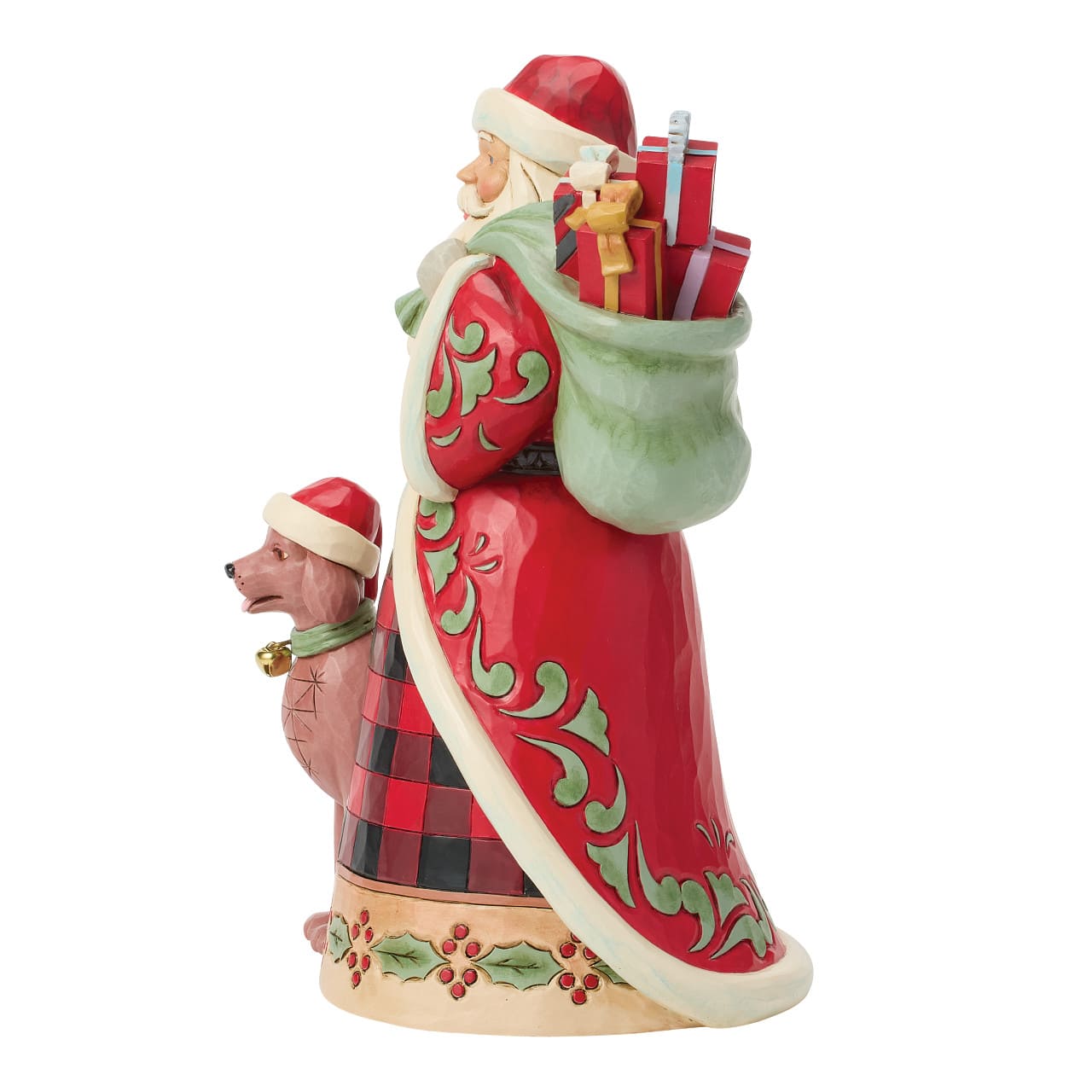 Santa' Companion Highland Glen Weihnachtsmann mit Hund 6019270 - Jim Shore Heartwood Creek Weihnachtsmann