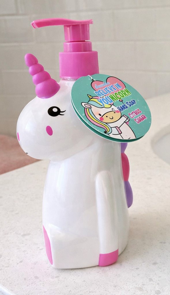 Handseife - Seifenspender Einhorn 8163197 - Pumpspender mit Flüssigseife / Kinderseife