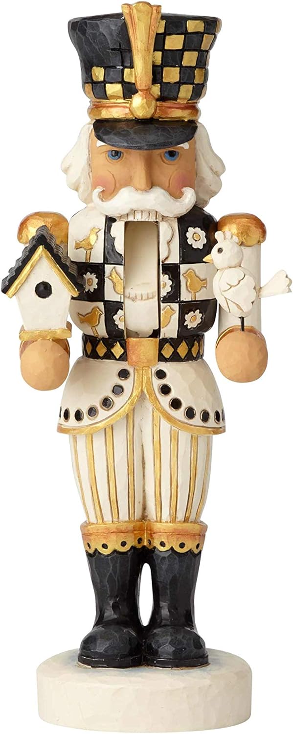 Nussknacker Black & Gold Sentinel Of The Season Nutcracker - 6001437 Jim Shore Heartwood Creek