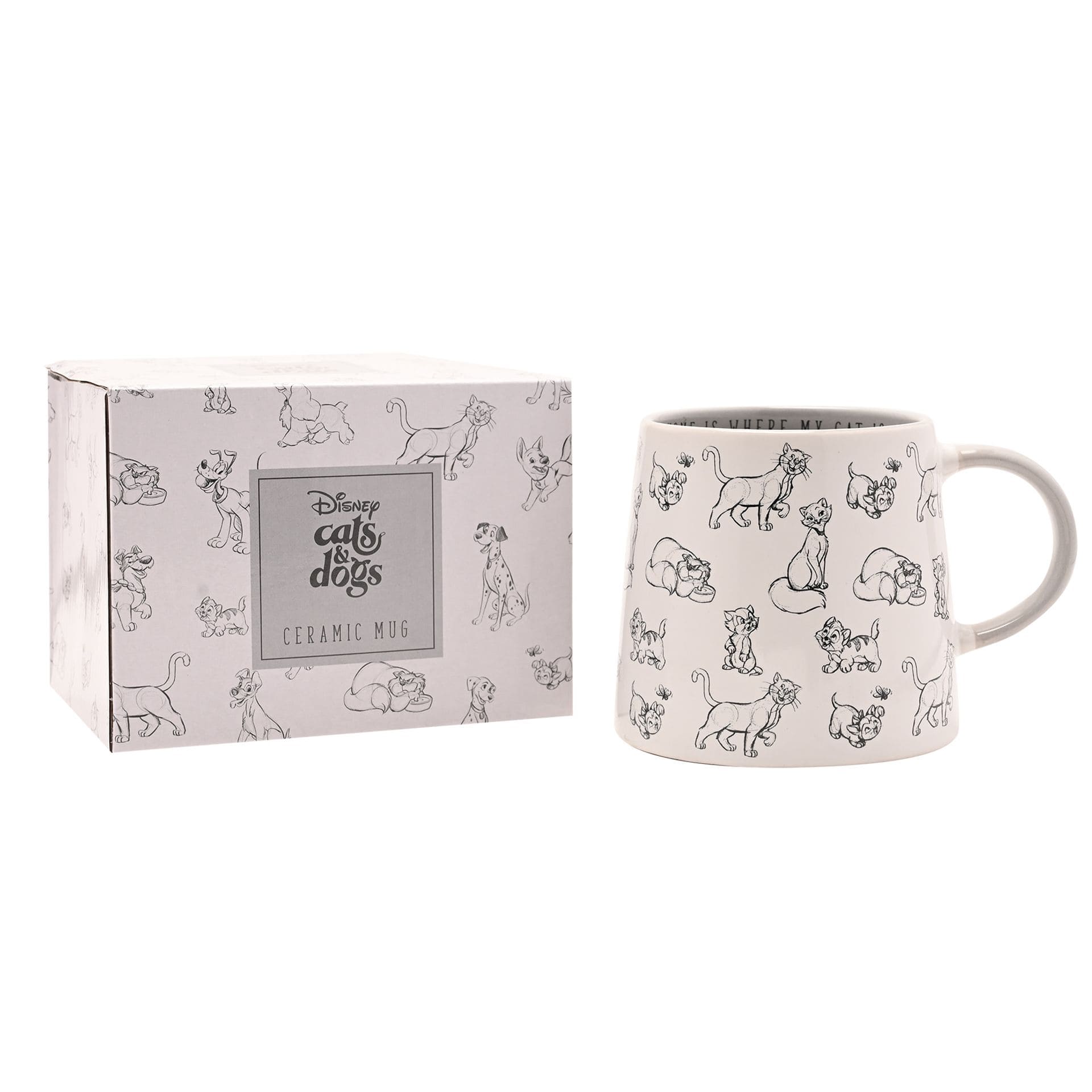 Disneybecher Cats & Dogs - Home Is Where My Cat Is DI2426 / Disney Tasse