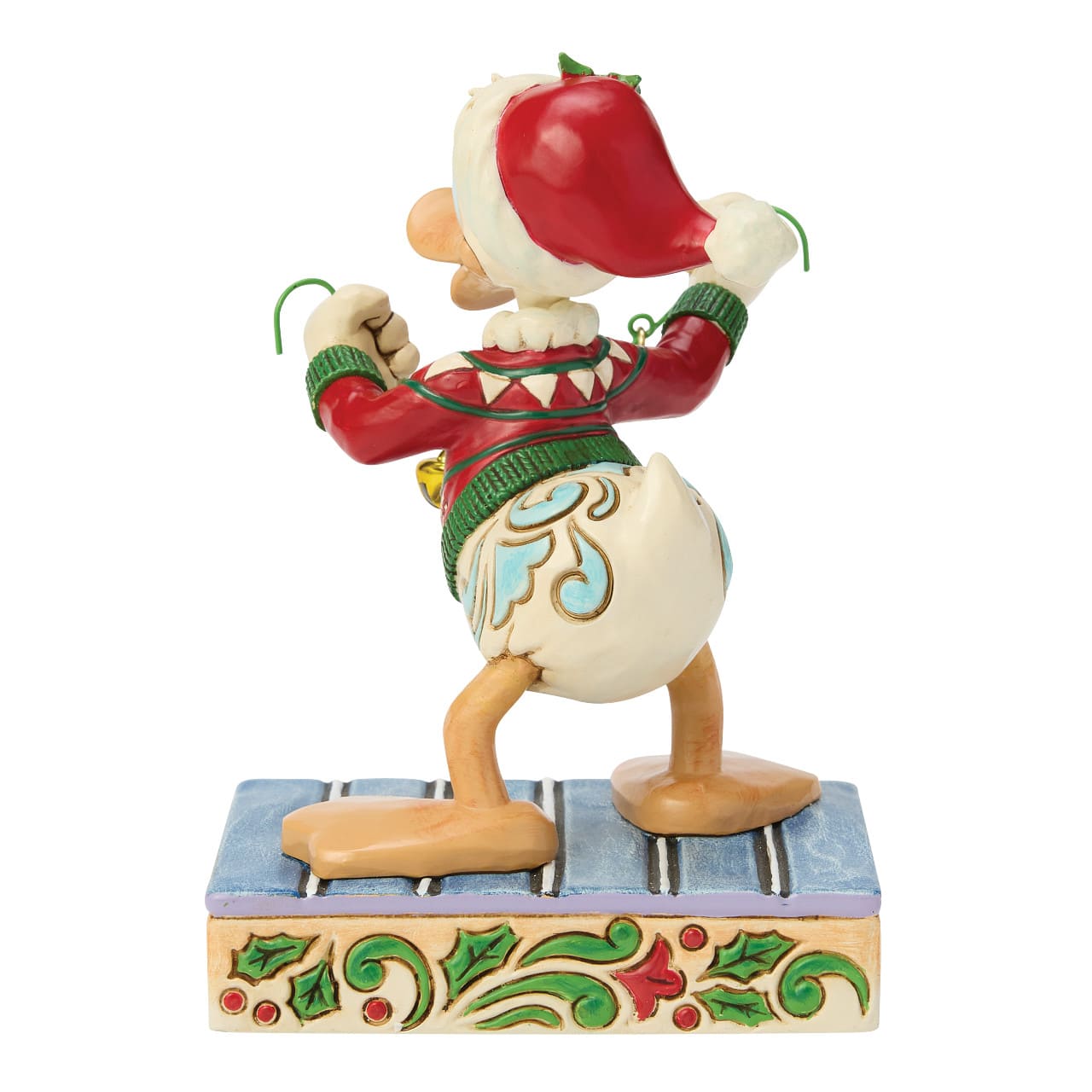 Holiday Jingle Donald Duck mit Glöckchen 6018713 Disney Traditions Jim Shore Disneyfigur