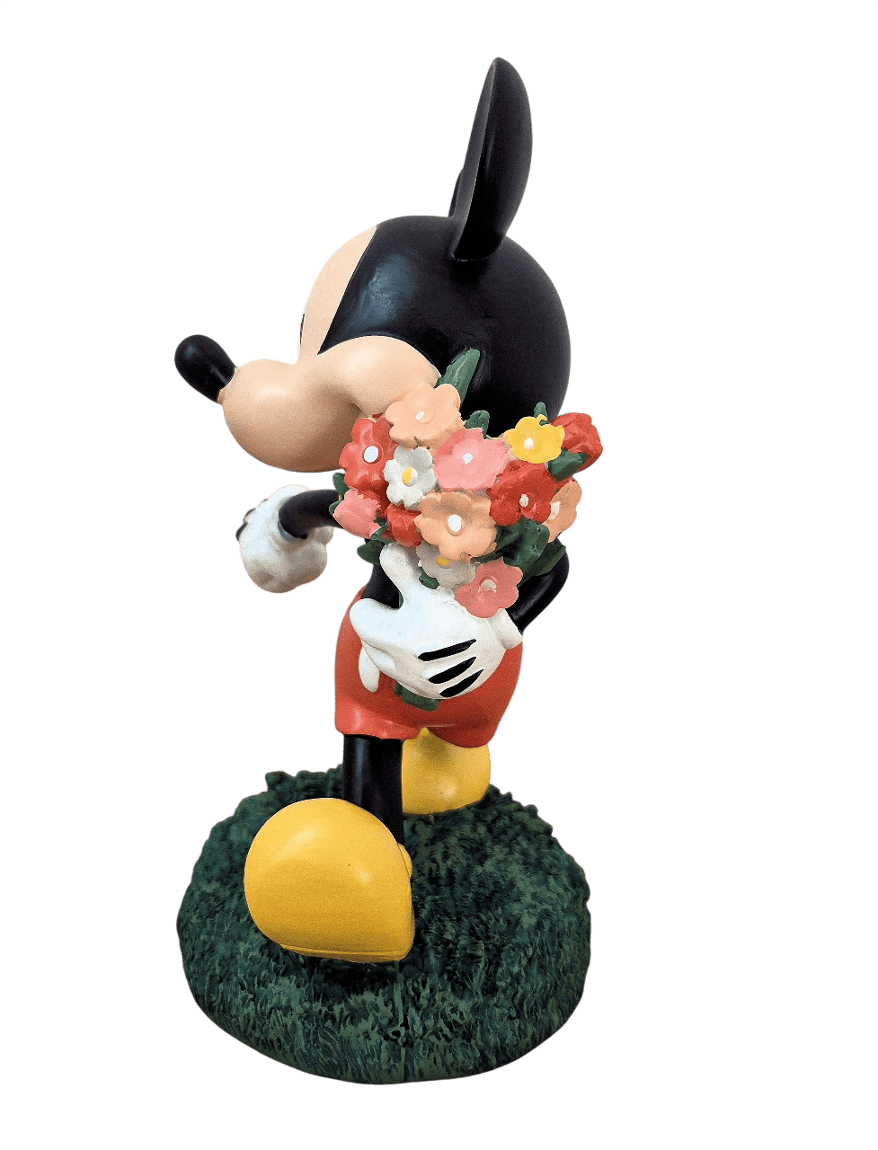 Gartenfigur Micky Maus mit Blumenstrauß - Mickey Mouse - DN26050 - Christmas Inspirations Disney Figur Deko