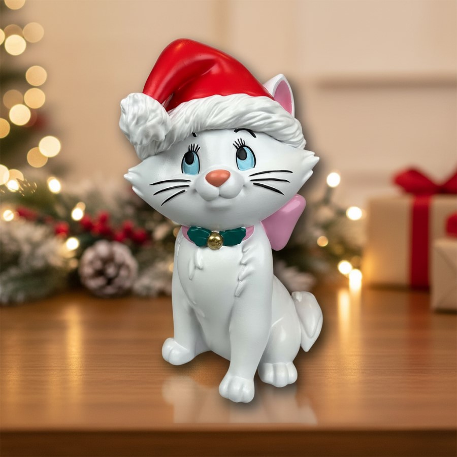 Weihnachtsfigur Marie mit Weihnachtsmütze - DN25212 - Christmas Inspirations Disney Aristocats Figur
