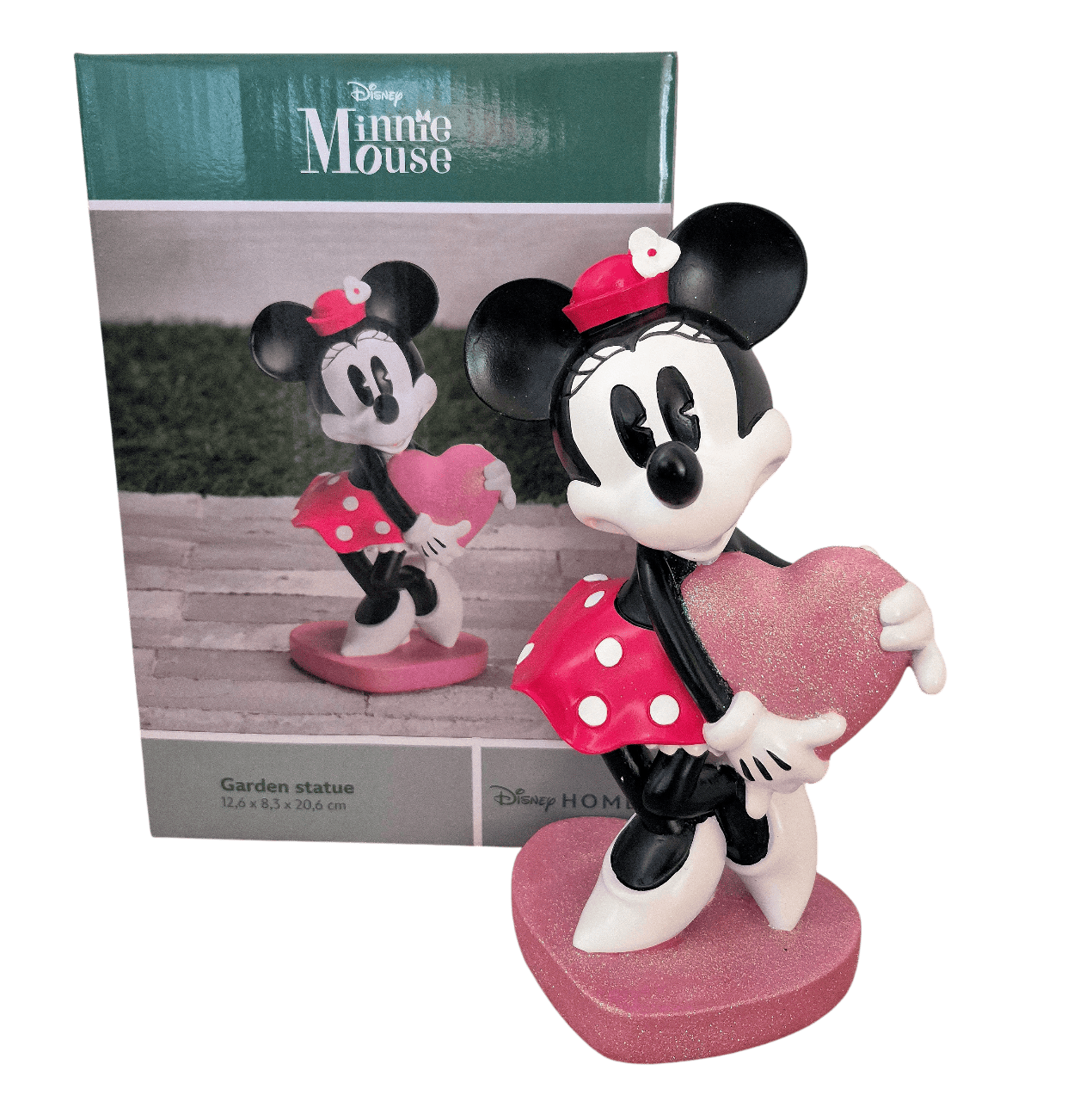 Valentinstagsfigur Minnie Maus mit Herz - DN26041 - Christmas Inspirations Disney Figur