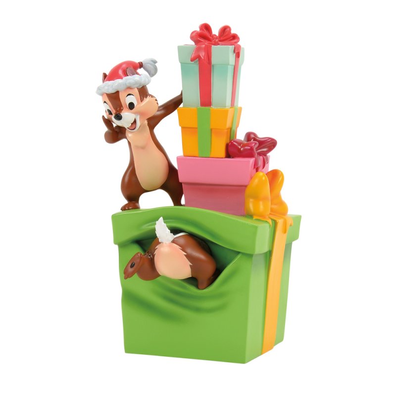 Chip & Dale mit Geschenken 6017370 A- und B-Hörnchen - Disney Showcase Figur