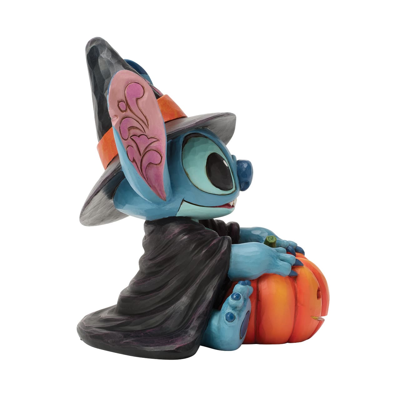 Witchy Stitch als Hexe mit Kürbis /Jack-O-Lantern - 6017942 - Jim Shore Disney Traditions Halloweenfigur