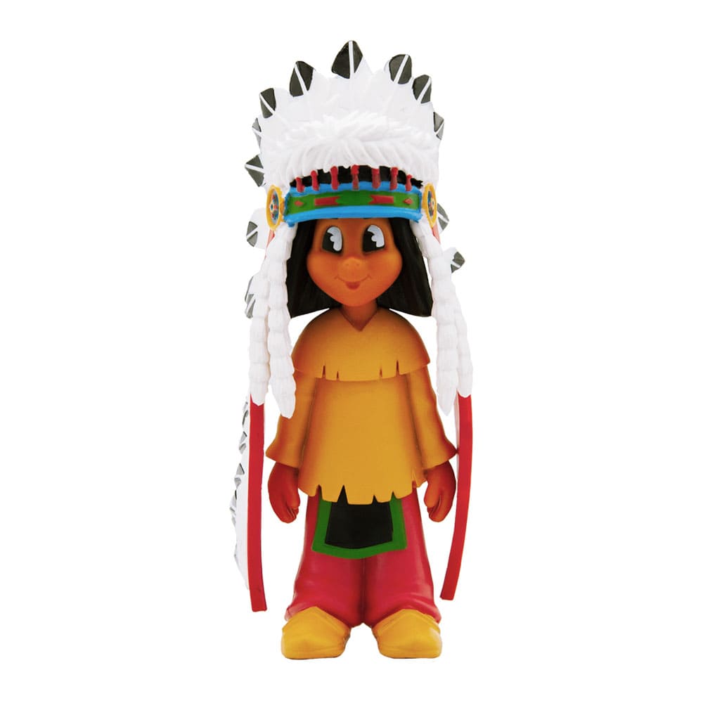Yakari mit Federschmuck (abnehmbar) /  Walt Disney Spielfigur - Tortefigur - Indianerfigur Bullyland 43364