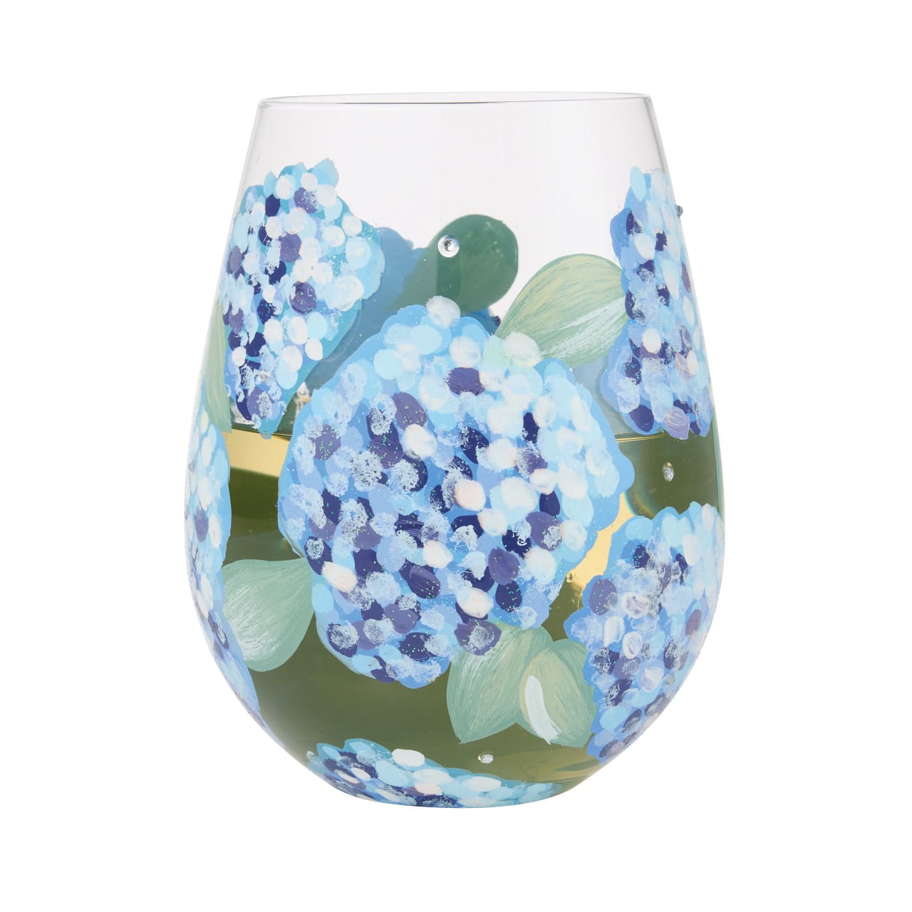 Hydrangea Trinkglas - Lolita Glas 6018788 - Lolita Stemless Glass - Designer-Glas mit Hortensien
