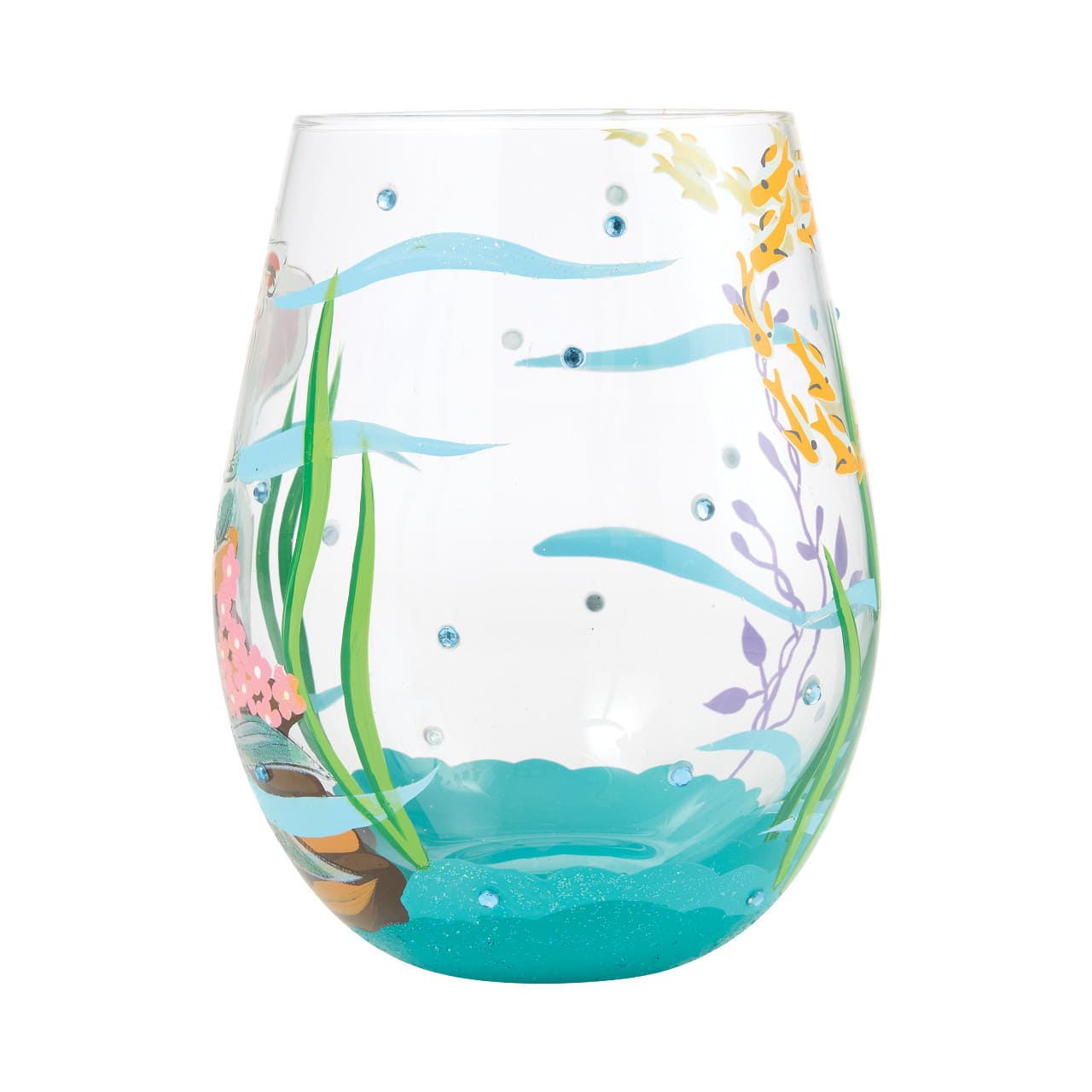 Disney Trinkglas Arielle - An Ocean of Dreams - Lolita Glas 6017420 - Arielle auf Felsen