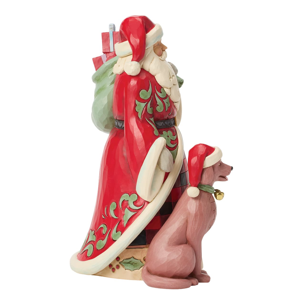 Santa' Companion Highland Glen Weihnachtsmann mit Hund 6019270 - Jim Shore Heartwood Creek Weihnachtsmann