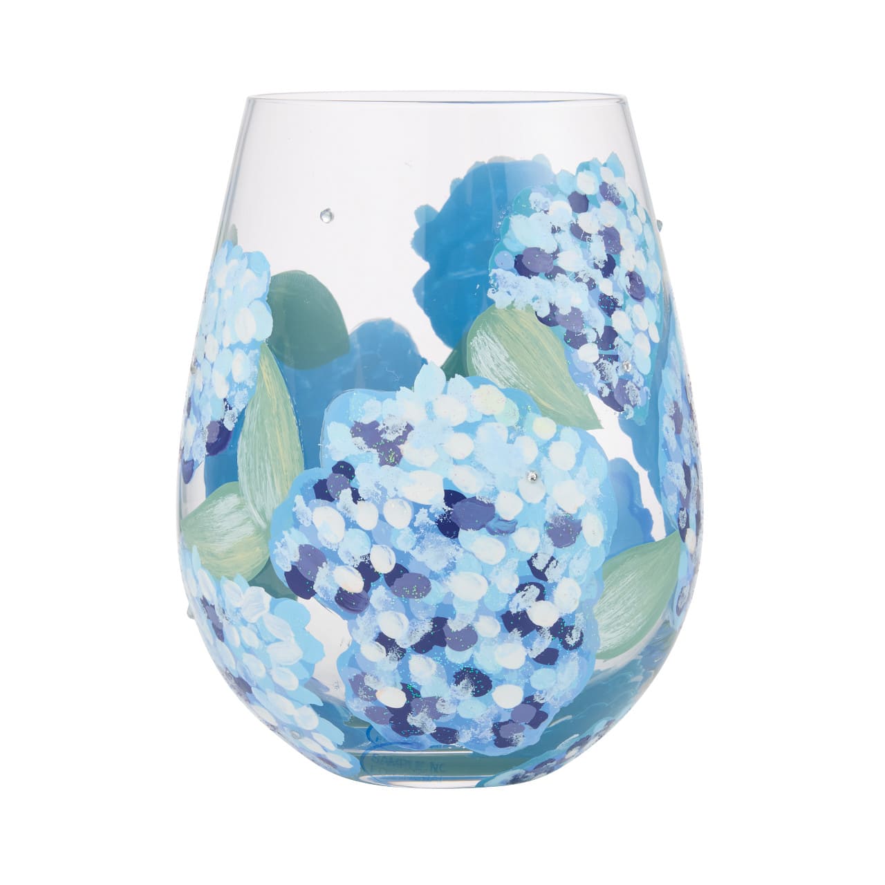 Hydrangea Trinkglas - Lolita Glas 6018788 - Lolita Stemless Glass - Designer-Glas mit Hortensien