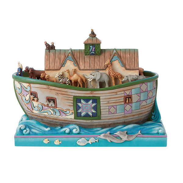 Arche Noah / Noah's Ark - Set Sail With Faith That Doesn't Fail Jim Shore 6008413 Heartwood Creek