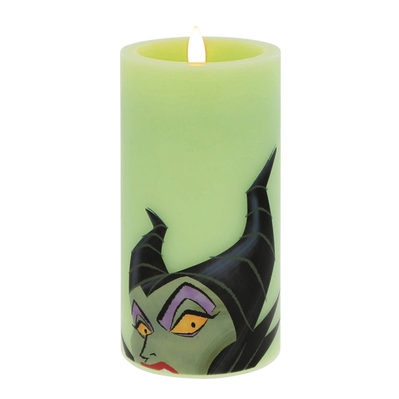 LED Kerze Villain Maleficent Green / Malefiz - Disney Home Fragrance DISVILED01N - Villains Kerze